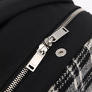 SAINT LAURENT Backpack Wool Black Silver Auth 193512V-9