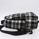 SAINT LAURENT Backpack Wool Black Silver Auth 193512V-4