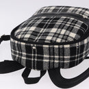 SAINT LAURENT Backpack Wool Black Silver Auth 193512V-6