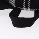 SAINT LAURENT Backpack Wool Black Silver Auth 193512V-7