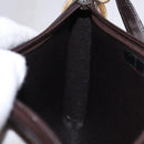 Christian Dior Trotter Canvas Shoulder Bag Beige Gold Auth 193513-17