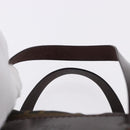 FENDI Zucca Canvas Hand Bag Black Brown Auth 193515-8