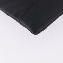 BALENCIAGA Clutch Bag Leather Black Silver 373834 Auth 193517A-15