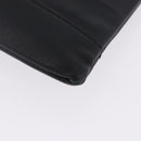 BALENCIAGA Clutch Bag Leather Black Silver 373834 Auth 193517A-16