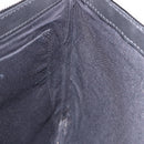 BALENCIAGA Clutch Bag Leather Black Silver 373834 Auth 193517A-19