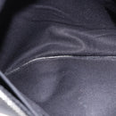 BALENCIAGA Clutch Bag Leather Black Silver 373834 Auth 193517A-11