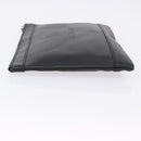 BALENCIAGA Clutch Bag Leather Black Silver 373834 Auth 193517A-4