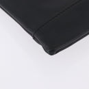 BALENCIAGA Clutch Bag Leather Black Silver 373834 Auth 193517A-7