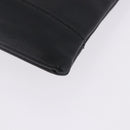 BALENCIAGA Clutch Bag Leather Black Silver 373834 Auth 193517A-14