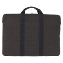 HERMES Her Line Cabas Hand Bag Canvas Gray Silver Auth 193518A-13