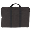 HERMES Her Line Cabas Hand Bag Canvas Gray Silver Auth 193518A-2