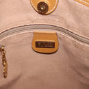 GUCCI Micro GG Supreme Tote Bag PVC Beige Gold Auth 193519-10