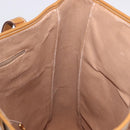GUCCI Micro GG Supreme Tote Bag PVC Beige Gold Auth 193519-17