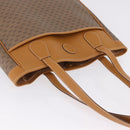GUCCI Micro GG Supreme Tote Bag PVC Beige Gold Auth 193519-6