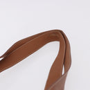 CELINE Macadam Canvas Tote Bag PVC Leather Brown Gold Auth 193520-14