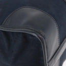 Christian Dior Trotter Canvas Hand Bag Navy Gold Auth 193521A-10