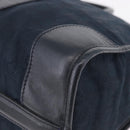 Christian Dior Trotter Canvas Hand Bag Navy Gold Auth 193521A-11