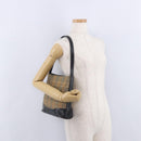 Burberrys Nova Check Shoulder Bag Canvas Beige Gold Auth 193522-21