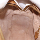 GUCCI Micro GG Supreme Shoulder Bag PVC Beige Gold 001 56 0942 Auth 193523-21