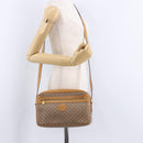 GUCCI Micro GG Supreme Shoulder Bag PVC Beige Gold 001 56 0942 Auth 193523-25