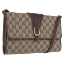 GUCCI GG Supreme Shoulder Bag PVC Beige Gold 904 02 050 Auth 193524-1