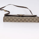 GUCCI GG Supreme Shoulder Bag PVC Beige Gold 904 02 050 Auth 193524-10