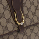 GUCCI GG Supreme Shoulder Bag PVC Beige Gold 904 02 050 Auth 193524-15