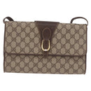 GUCCI GG Supreme Shoulder Bag PVC Beige Gold 904 02 050 Auth 193524-2