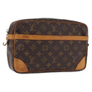 LOUIS VUITTON Monogram Compiegne 28 Clutch Bag M51845 LV Auth 193526-1