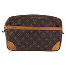 LOUIS VUITTON Monogram Compiegne 28 Clutch Bag M51845 LV Auth 193526-2