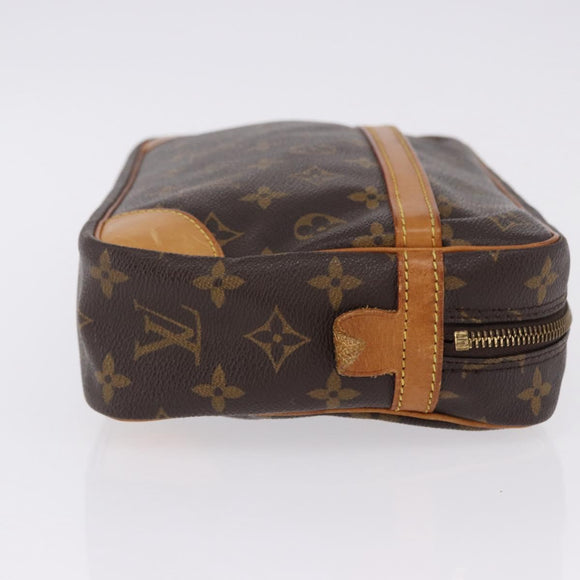 LOUIS VUITTON Monogram Compiegne 28 Clutch Bag M51845 LV Auth 193526