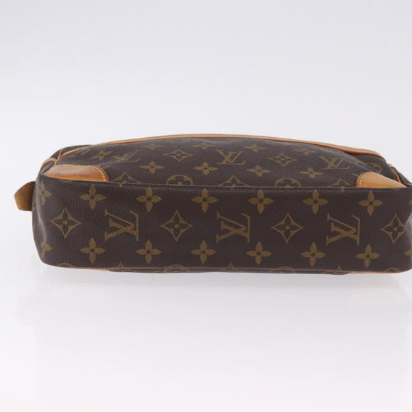 LOUIS VUITTON Monogram Compiegne 28 Clutch Bag M51845 LV Auth 193526