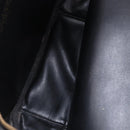 CHANEL COCO Mark Vanity Hand Bag Caviar Skin Black Gold CC Auth 193527-16