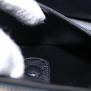 CHANEL COCO Mark Vanity Hand Bag Caviar Skin Black Gold CC Auth 193527-22