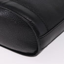 CELINE Shoulder Bag Leather Black Gold Auth 193528-16