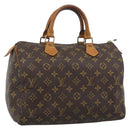 LOUIS VUITTON Monogram Speedy 30 Hand Bag M41526 LV Auth 193529-1