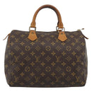 LOUIS VUITTON Monogram Speedy 30 Hand Bag M41526 LV Auth 193529-2