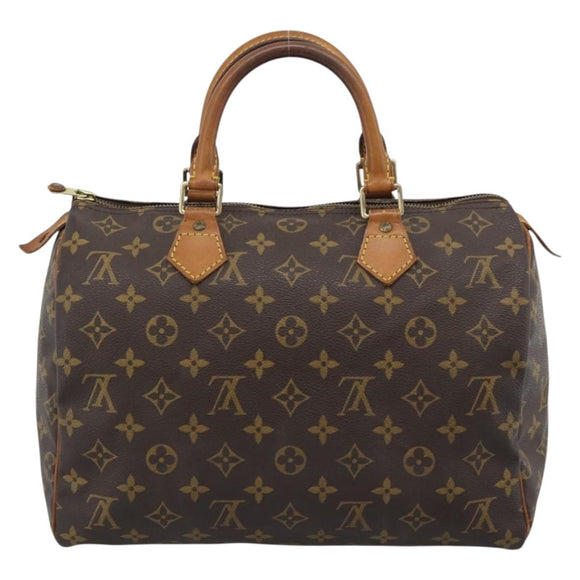 LOUIS VUITTON Monogram Speedy 30 Hand Bag M41526 LV Auth 193529
