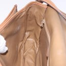 CELINE Macadam Canvas Shoulder Bag PVC Beige Gold Auth 193532-19