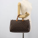LOUIS VUITTON Monogram Speedy 35 Hand Bag M41524 LV Auth 193533-20