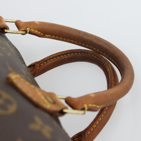 LOUIS VUITTON Monogram Speedy 35 Hand Bag M41524 LV Auth 193533
