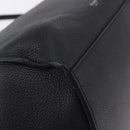 CELINE Big Bag Small Leather 2way Black Silver Auth 193536V-15