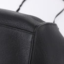 CELINE Big Bag Small Leather 2way Black Silver Auth 193536V-16