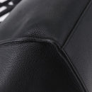CELINE Big Bag Small Leather 2way Black Silver Auth 193536V-17