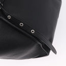 CELINE Big Bag Small Leather 2way Black Silver Auth 193536V-18