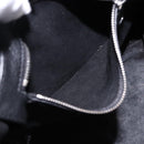 CELINE Big Bag Small Leather 2way Black Silver Auth 193536V-12