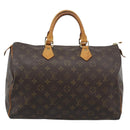 LOUIS VUITTON Monogram Speedy 35 Hand Bag M41524 LV Auth 193537-13