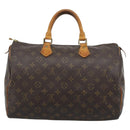LOUIS VUITTON Monogram Speedy 35 Hand Bag M41524 LV Auth 193537-2