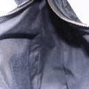 GUCCI GG Canvas Shoulder Bag Black Silver 131211 Auth 193541-20