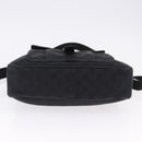 GUCCI GG Canvas Shoulder Bag Black Silver 131211 Auth 193541-5